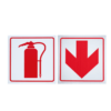 Fire Extinguisher Safety Sign And Directional Arrow - ABS Signs